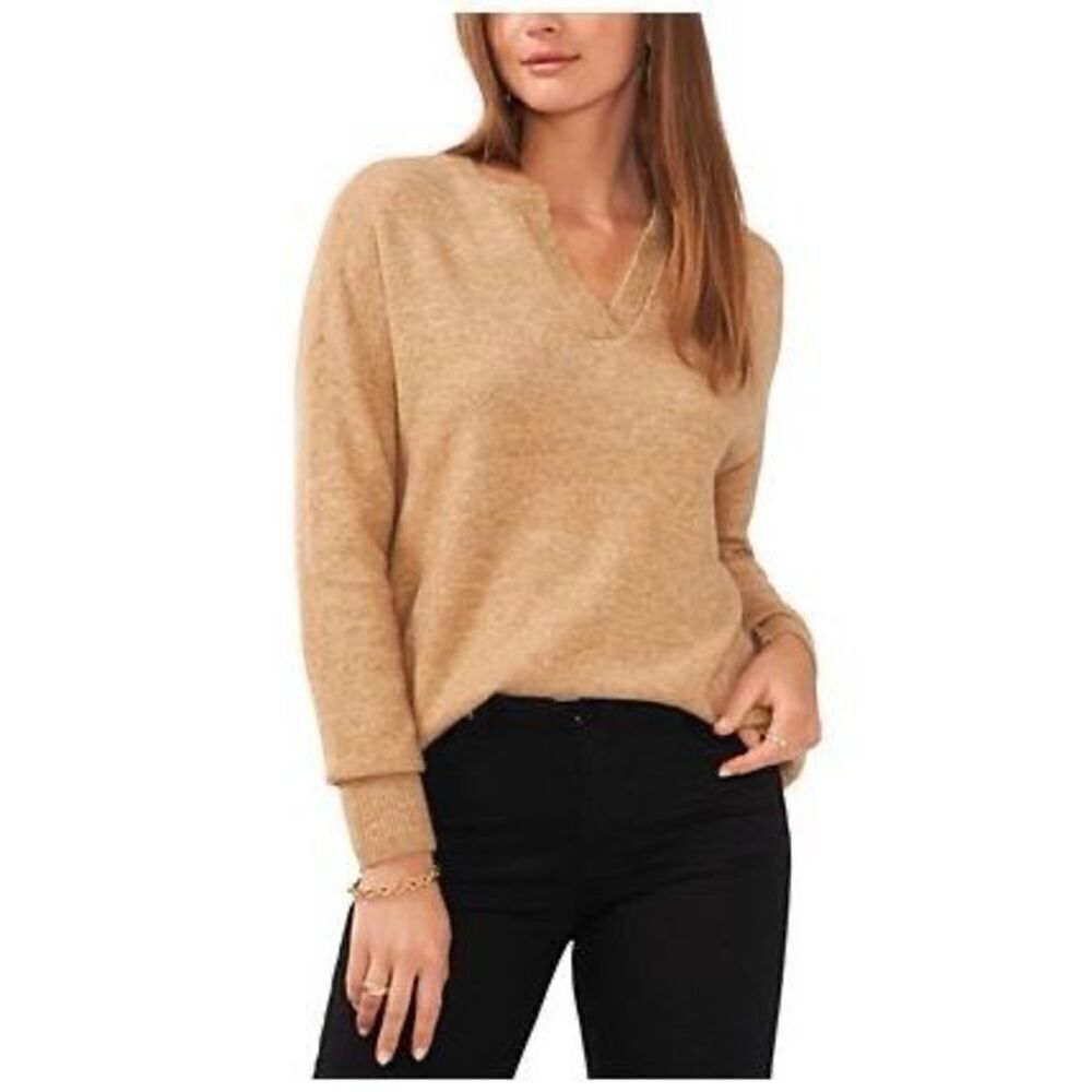 Charter Club 2-Ply Cashmere Knit V-Neck Sweater - Women’s XL